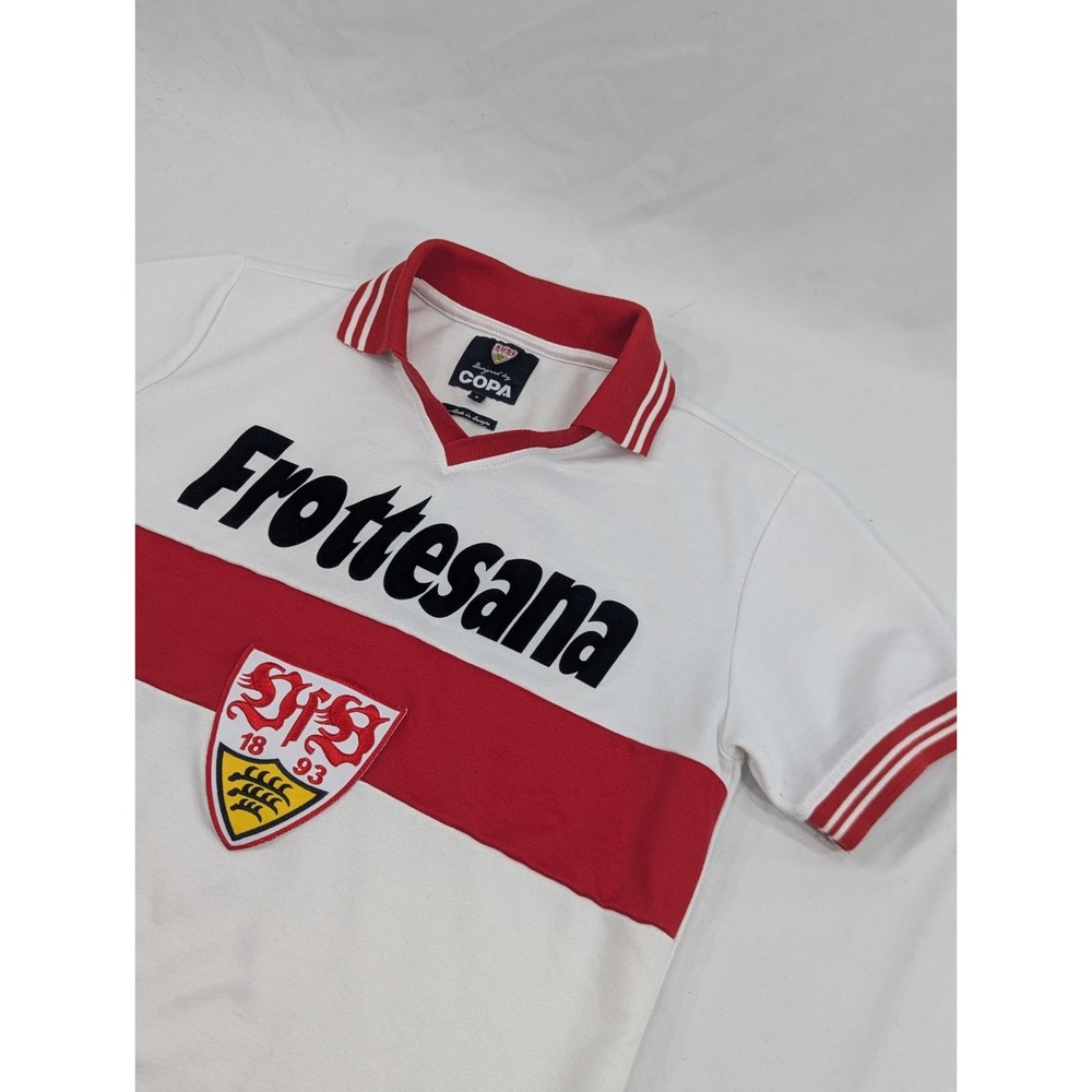 VFBβ Stuttgart home retro vintage shirt by Copa Frottesana Sponsor Small